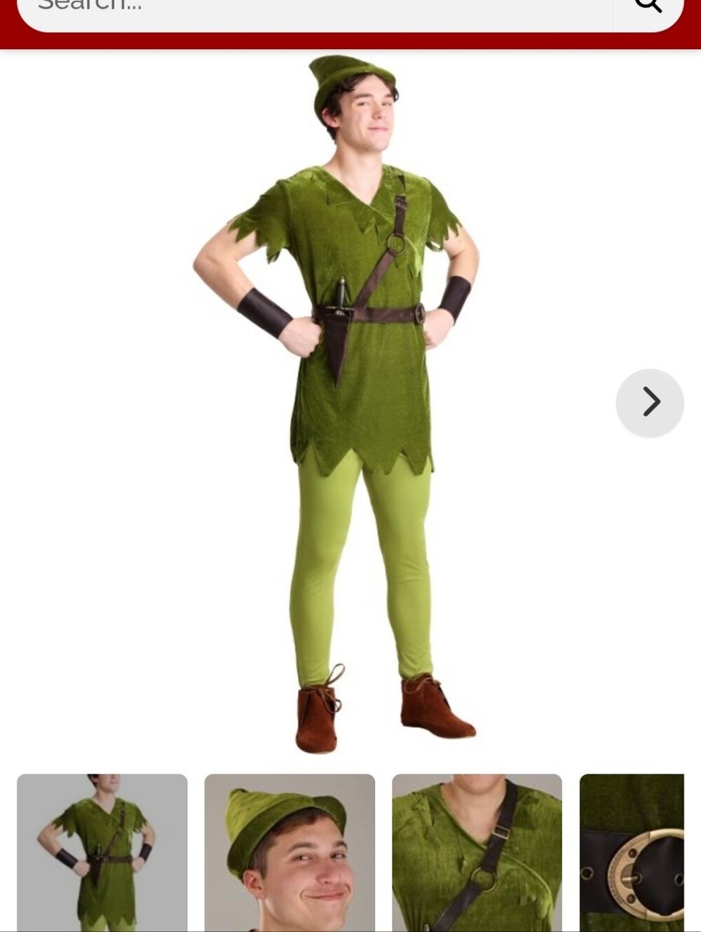 Men's Peter Pan Costume
